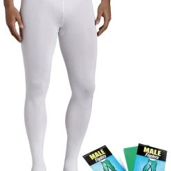 Bristol Male Tights, White