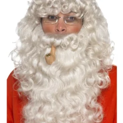 Smiffys Santa Wig & Beard Kit Mens