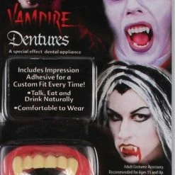 Wicked Halloween Accessories Big Bubba Dentures - Vampire Teeth