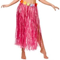 Wicked Female Costumes Hula Skirt Pink, Plus Size