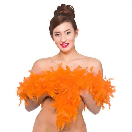 Wicked Feather Boa Orange Boas, Fans & Parasols 1 Wicked Feather Boa Orange Boas, Fans & Parasols