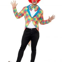 Smiffys Clown Tailcoat Jacket Male Costumes
