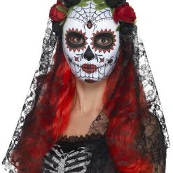 Smiffys Day-Dead, Señorita Mask Halloween Masks