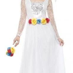 Smiffys Day Of The Dead Skeleton Bride Female Costumes