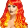 Smiffys Ombre, Devil Flame Wig Womens