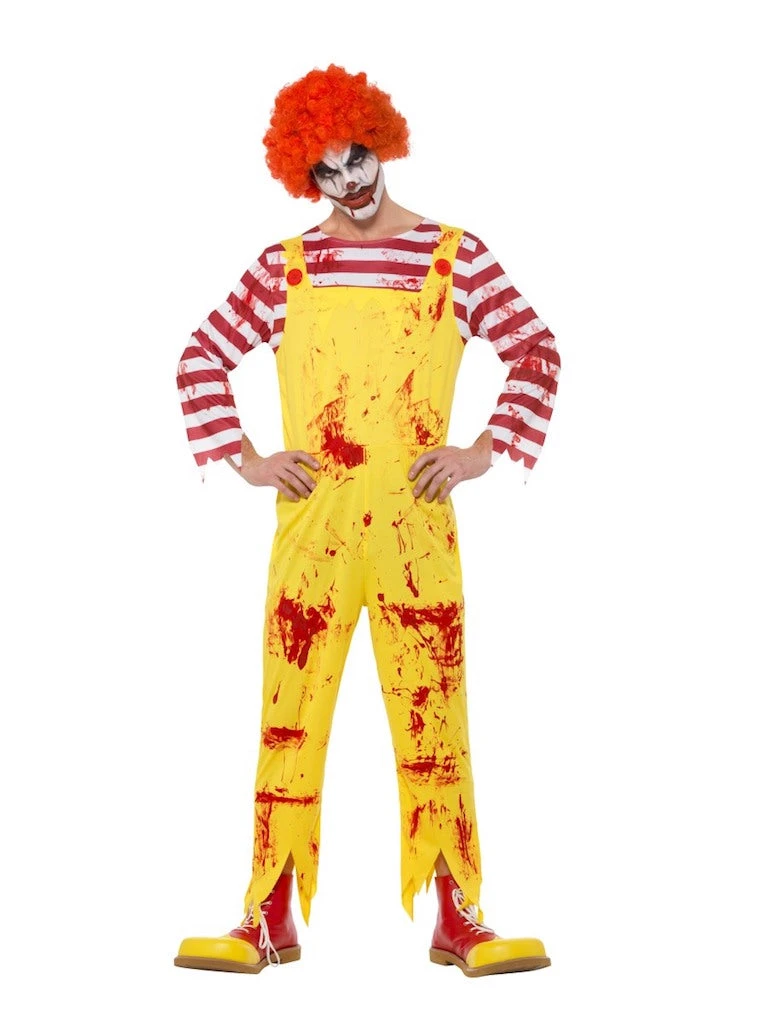 Smiffys Clown, Kreepy Killer Male Costumes 1 Smiffys Clown, Kreepy Killer Male Costumes