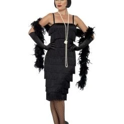 Smiffys Flapper, Black Female Costumes