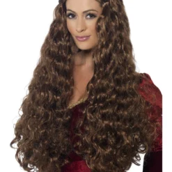 Smiffys Medieval Princess Wig Womens