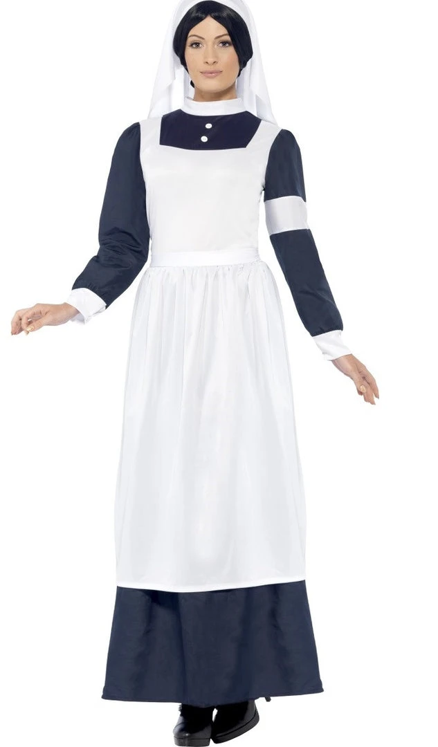 Smiffys Great War Nurse Female Costumes 1 Smiffys Great War Nurse Female Costumes