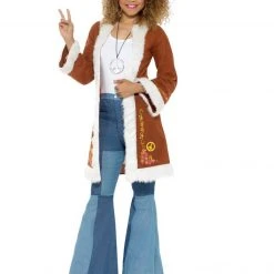 Smiffys 60's Afghan Coat Female Costumes