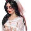 Smiffys Halloween Accessories Veil, Blood Drip