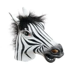 Bristol Zebra Mask Animal Masks Full Overhead