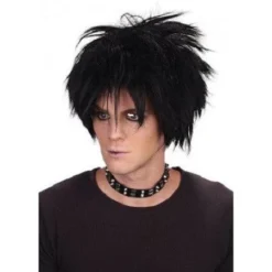Bristol Mens Spiked Rock Star Wig