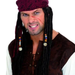 Smiffys Pirate Wig And Scarf