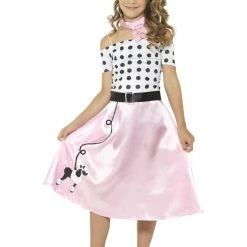 Smiffys 50's Poodle Girl Costume Girls