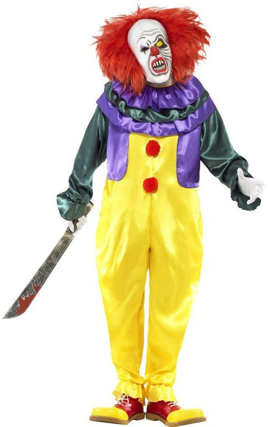 Smiffys Clown, Classic Horror Male Costumes 1 Smiffys Clown, Classic Horror Male Costumes
