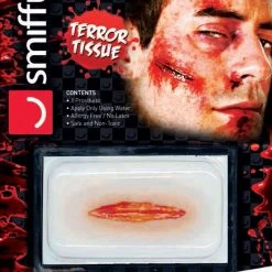 Smiffys 3D Tattoo Transfers Wound Transfer, Cut & Slash