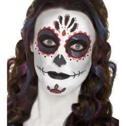 Smiffys Make Up Kit, Day Of The Dead