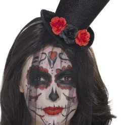 Smiffys Day Of The Dead, Mini Topper Halloween Hats