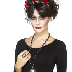 Smiffys Day-Dead Skeleton Cameo Halloween Accessories