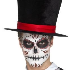 Smiffys Day Of The Dead, Top Hat Halloween Hats