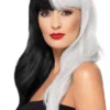Smiffys Womens Evil Lady Wig, Deluxe