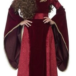 Smiffys Female Costumes Medieval Queen Deluxe
