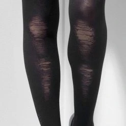 Smiffys Tights, Distressed Look