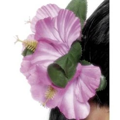 Smiffys Hawaiian Hair Clip, Purple