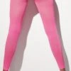 Smiffys Opaque Tights, Neon Pink 1980's & 90's