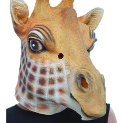 Smiffys Giraffe Latex Mask Animal Masks Full Overhead