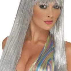 Smiffys Womens Glitter Disco Wig