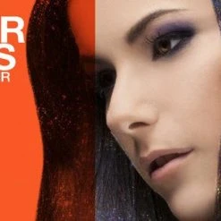 Star Gazer Hair Colour Hair Glitter Spray, Red