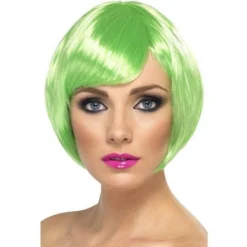 Smiffys Babe Wig, Green Womens
