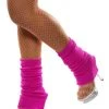 Smiffys 1980's & 90's Legwarmers, Neon Pink