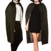 Wicked Cape, Black With Collar Capes