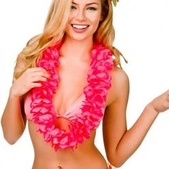 Wicked Hawaiian Petal Lei, Hot Pink