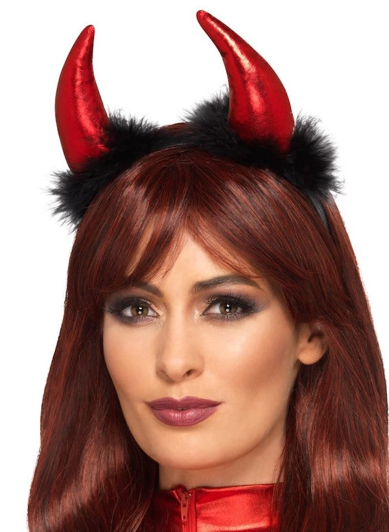 Smiffys Body Parts Devil Horns, Metallic 1 Smiffys Body Parts Devil Horns, Metallic