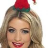 Smiffys Elf Hat, Mini Christmas Hats