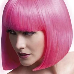 Smiffys Fever, Elise, Neon Pink Womens