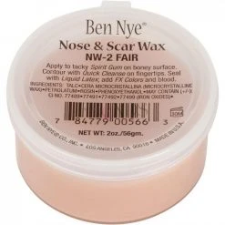 Ben Nye, Nose-Scar Wax, Fair, 1oz