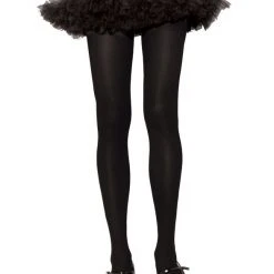 Leg Avenue Halloween Hosiery Nylon Tights, Black