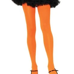 Leg Avenue Hoisery Nylon Tights, Orange