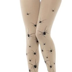 Smiffys Halloween Hosiery Tights, Spiders