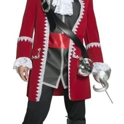 Smiffys Pirate Captain Costume Male Costumes