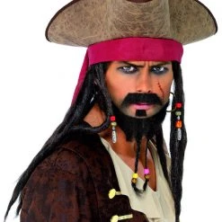 Smiffys Pirate Hat With Hair