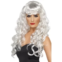 Smiffys Siren Wig, White