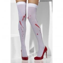 Smiffys Hold Ups, Blood Stained Halloween Hosiery