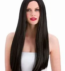 Wicked Womens Wig, Long Black