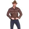 Wicked Male Costumes Cowboy Shirt
